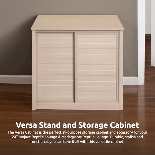 New Age Pet ECOFLEX 30" Small Versa Stand, Standard Height Cabinet for Reptile & Small Animal Habitat, Lounge in Maple - color: Tan, size: Small