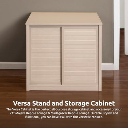 New Age Pet ECOFLEX 30" Small Versa Stand, Standard Height Cabinet for Reptile & Small Animal Habitat, Lounge in Maple - color: Tan, size: Small