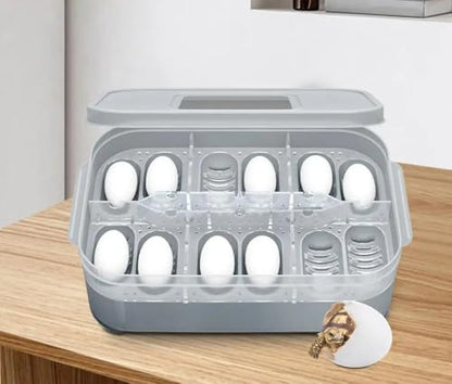 Pets Incubation Box DIY 12 Grids Hatch Box Snake Lizard Hatching Box Egg Tray Crawler Lizard Leopard Gecko Reptile Accessories