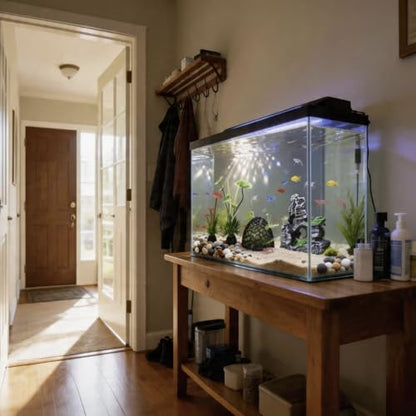 5-piece Aquarium Shrimp Tank Set with Tunnels and Caves for Shrimp Hiding