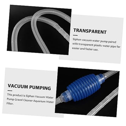 VANZACK Aquarium Water Changing Pump Siphon Vacuum Fish Tank Maintenance Equipment