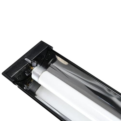 UVB Reptile Light, New Version T5 HO UVB10.0 Lighting Combo Kit, High Output UVA UVB,Compact UVB Lamp for Desert & Tropical Reptiles, Reptile Light Fixture 24W-22Inch