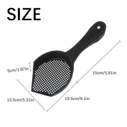 Tsangbaby Hermit Crab Sand Scoop Shovel for Pooper Scooper Plastic Reptile Sand Substrate Scoop Away for Small Pets Enclosure Cleaning