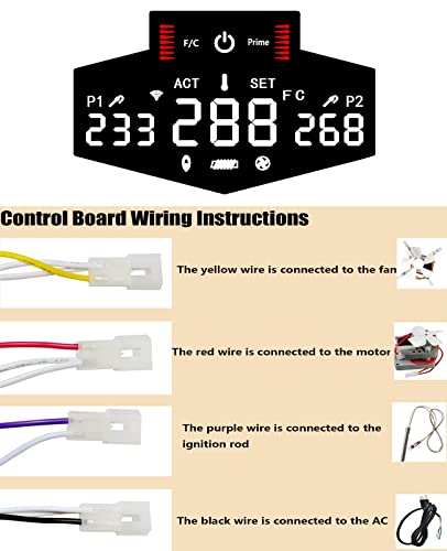 Replacement Expert Grill Digital Thermostat Controller Board with Bluetooth Function, can Connect to Mobile APP, Suitable for Expert 、Komoda and Smoking Machine XG1136224169002 - size: Expert Controller