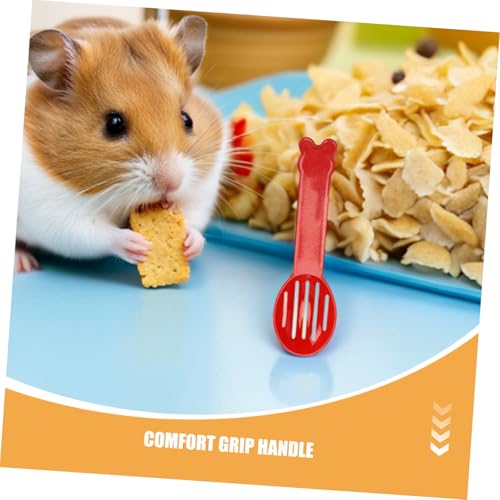 balacoo 32pcs Small Pet Scoop for Cage Cleaning and Sandbox Cleaning with Smooth Rounded Edges, Plastic Material, Efficient Waste Removal Tool for Small Pets and Reptiles