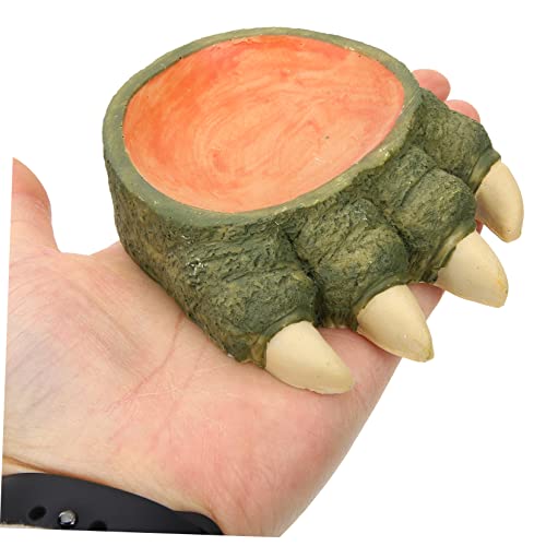 MERRYHAPY Reptile Food Container Bearded Pet Food Basin Snake Terrarium Lizard Water Dish