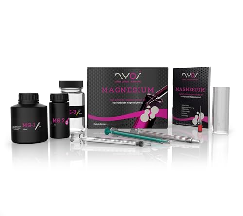 NYOS® Magnesium Reefer Test Kit for Saltwater Aquariums - 15 mg/l Precision - 50 Tests - Lab Quality - German Made Reagents - size: Magnesium