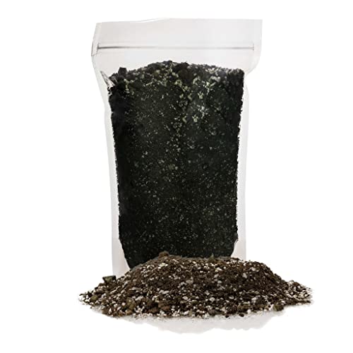 Premium African Violets and Gesneriad Premium Soil Mix by Gardenera - Horticultural Perlite (25%) + Vermiculite (25%) + Sphagnum Peat Moss (50%) - Made in USA - (1 Quart Bag) - color: AFRICAN VIOLETS SOIL, size: 1 Quart