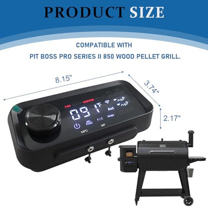 Replacement 80146 Digital PID Control Board Parts for PB850PS2, Compatible with Pit Boss Pro Series II 850 Wood Pellet Grill, Comes with WiFi and Bluetooth Function - size: 80146