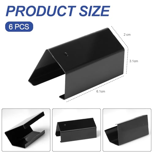 Reptile Screen Tank Clips,Terrarium Covers Heavy Duty Screen Clip for 5-29G | Reptile Aquarium Lid Clip, Screen Tank Metal Clip Escape for an Array of Reptiles from Terrarium, 6PCS