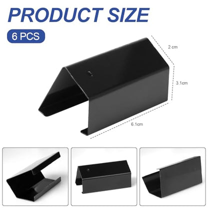 Reptile Screen Tank Clips,Terrarium Covers Heavy Duty Screen Clip for 5-29G | Reptile Aquarium Lid Clip, Screen Tank Metal Clip Escape for an Array of Reptiles from Terrarium, 6PCS