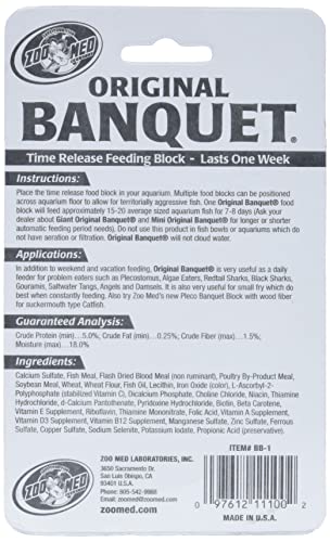 Zoo Med Original Banquet Feeding Block, 0.45-Ounce - size: 0.45 Ounce (Pack of 1)