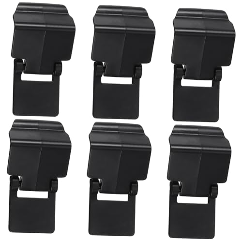 Kichvoe 6pcs Reptile Terrarium Buckle Lock Clips for Glass Turtle Feeding Tank Easy Install Escape Locks for Tropical Amphibian and Insect Boxes Lightweight Secure Latches for Breeding