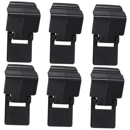 Kichvoe 6pcs Reptile Terrarium Buckle Lock Clips for Glass Turtle Feeding Tank Easy Install Escape Locks for Tropical Amphibian and Insect Boxes Lightweight Secure Latches for Breeding