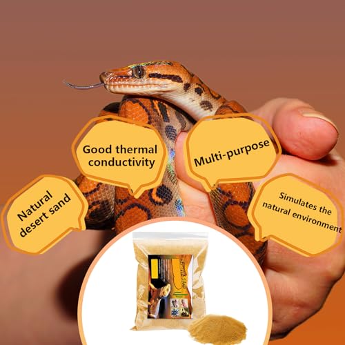 BNOSDM Reptile Sand,2.2lb Bearded Dragons Sands Substrate Bedding,Lizard Yellow Desert Blend Sands for Snakes Geckos Tortoises Turtle Tarantula - color: Yellow - 2.2Ib