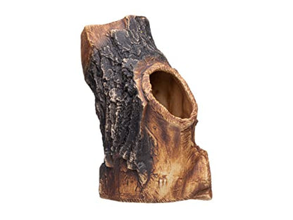 Aquarium Cave - Ceramic Betta Fish Tank Decor - Natural Aquarium Decor - Large Reptile Hide - Fish cave Hideout - Snake Hide - Cave for Cichlids and plecos (Tree Lodge)