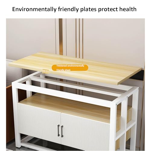Heavy Duty Metal Aquarium Stand with 2-Tier Shelves for Fish Tanks & Reptile Terrariums, Sturdy Home/Office Rack (White, 50x40x70CM) - color: White, size: 50*40*70CM