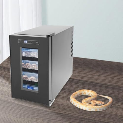 23L Reptile Egg Incubator,10-40°C Scientific Lab Incubator Digital Incubator, 110V Reptile Egg Breeding Hatchery Work with LED Digital Display for Snakes Wall Lizard and Turtles