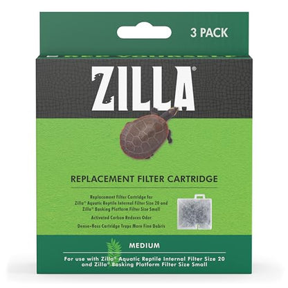Zilla Replacement Filter Cartridges Medium, 3 Count (Pack of 2) - size: Medium (Pack of 2)