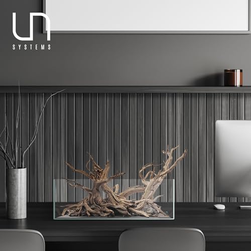 UNS Ultra Clear Rimless Tank - 5.9GAL | 22.6L - 17.71x11.02x7.08 | 45x28x18 CM, 5mm Glass Thickness, Leveling Mat Included - Low Iron, High Clarity Fish Tank w/ 45° Mitered Edge - [45S] - size: [45S] - 5.9 Gal - 17.71 x 11.02 x 7.08 in