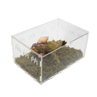 Hermit Crab Tank, Starter Cage Kit with 7 Inch Adjustable Climbing Toys and 3.5oz Substrate