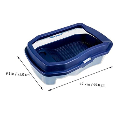 Abaodam 1Pc Tortoise Tortoise Breeding Case with Drying Platform Turtle Tank for Water and Land Use for Aquatic Pets Like Turtles Frogs and Lizards