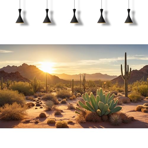 2 Packs Desert Mountain Reptile Tank Background Sunset Desert Gobi Cacti Sand Dunes Aquarium Background Saguaro Sandstone Rock Mountain Range Scenery Aquarium Reptile Enclosure Backgrounds 36x24in - color: Orange_Brown, size: 36(W)x24(H)in