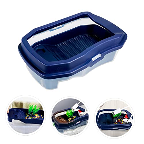 1pc Turtle Tank Basking Platform Dual Use Aquarium for Turtles Crayfish and Frogs Water Changing Device Easy Cleaning and Unique Habitat