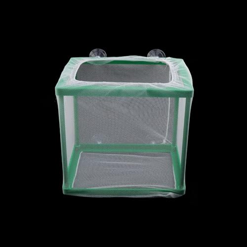 Xiaoyztan Aquarium Breeder Box with Suction Cup for Baby Fish | Plastic mesh breeder box for isolating baby fish in aquariums - size: 6.3"L x 5.51"W x 5.9"H