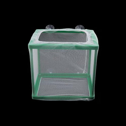Xiaoyztan Aquarium Breeder Box with Suction Cup for Baby Fish | Plastic mesh breeder box for isolating baby fish in aquariums - size: 6.3"L x 5.51"W x 5.9"H