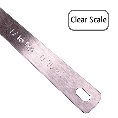 1PCS 1/16tsp(0.3ml) Tiny Measuring Spoon, Small Teaspoon for Tiny Amounts | High Precision, Food-Grade Stainless Steel, ‌Rust-Free, Dishwasher-Safe, Easy-Read Markings, Multi-Purpose, Sturdy & Durable - size: 1/16tsp|0.3ml