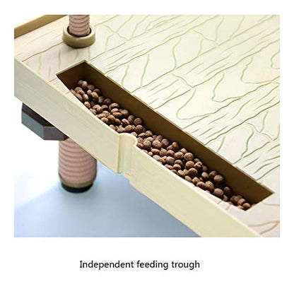 La La Pet® Floating Turtle Pier Basking Platform Reptile Ramp Decorative, Functional, and Naturally Inspired