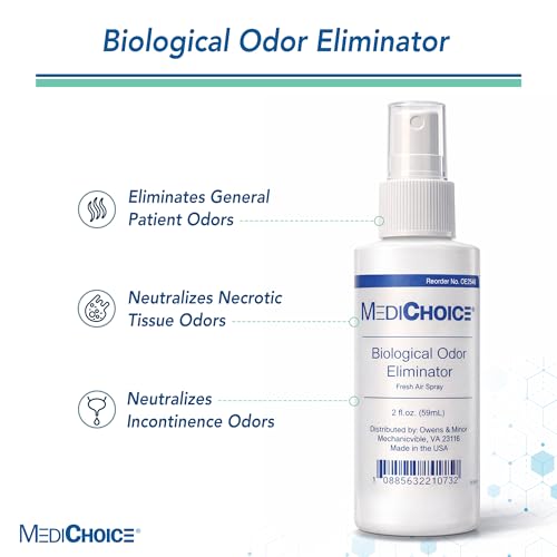 MediChoice Biological Odor Eliminator, Scented, Pump Spray, 2 Ounce, 1314OE2240 (Each of 1)