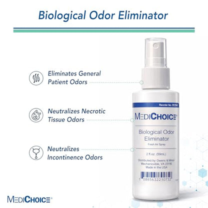MediChoice Biological Odor Eliminator, Scented, Pump Spray, 2 Ounce, 1314OE2240 (Each of 1)