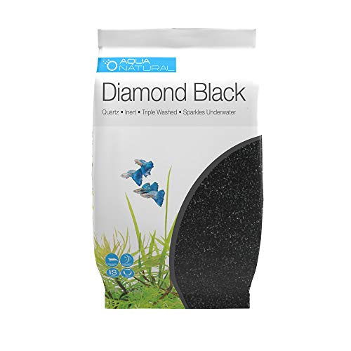 Aqua Natural Bio Substrate and Dry Substrate Kit, Diamond Black | BIOKIT004, For New and Existing Aquariums - color: Diamond Black