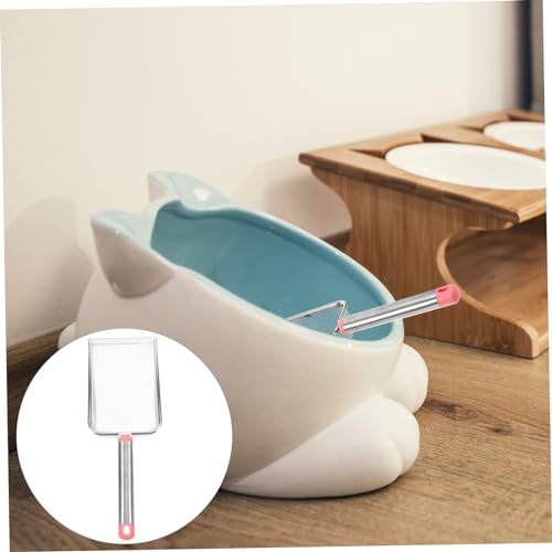 Sosoport Stainless Steel Cat Litter Scoop Mesh Design Litter Shovel for Easy Cleaning of Pet Waste for Cats and Reptiles Mesh