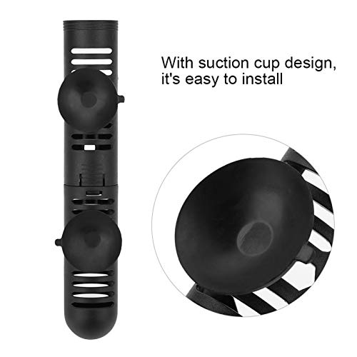 GOTOTOP Fish Heater Cover Aquarium Heater Protective Case Fish Heater Guard Detachable Designed Cover with Suction Cups #3 14.37in - size: No. 3 protective sleeve 14.37in long