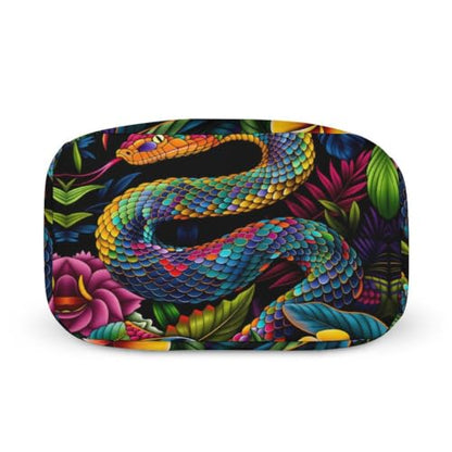 Vibrant Snake Lunch Bag for Women Men | Insulated Lunch Box Leakproof Food Meal Containers Reusable Foldable 6L Capacity Lunch Tote Bags for Work Picnic Travel - color: Style 1