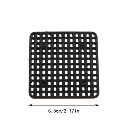 30pcs Flower Pot Hole Mesh Pads Plastic Square Thicken Breathable Net Bottom Grid Mat for Bonsai Garden Supplies