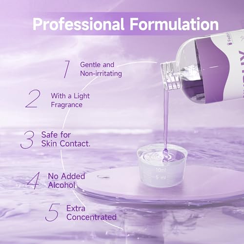 Upgraded KUNPHY Jewelry Cleaner, Professional Jewelry Cleaner Solution | 8.5 Oz * 2 Packs, Multi-Purpose for Silver, Gold, Diamonds, Eyeglasses and All Ultrasonic Cleaners - color: Purple+Purple