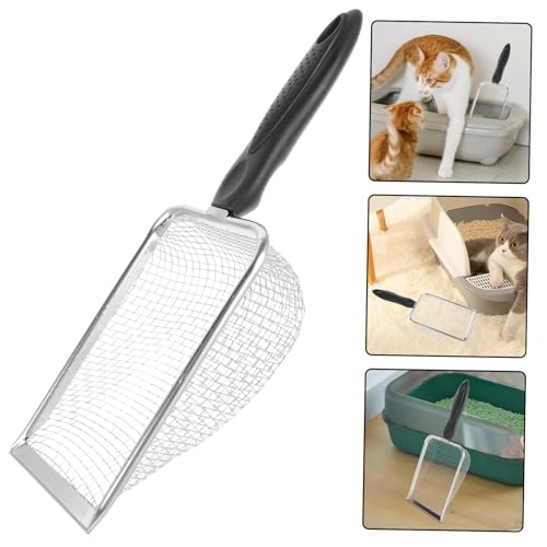 Stainless Steel Reptile Litter Cleaner Shovel Sand Substrate Scoop for Easy Cleaning of Reptile Sand Lizard Snake Fine Mesh Design for Efficient Waste