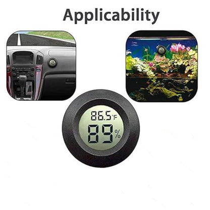 Mini Hygrometer Thermometer Digital Humidity Meter Indoor Outdoor Humidity Monitor Reptile Thermometer for Home Office Garden Cellar Fahrenheit/Celsius(℉/℃)