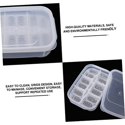 DOITOOL 3pcs Reptile Hatching Incubation Box Two Design for Eggs for Snakes and Lizards Efficient Reptile Breeding Container