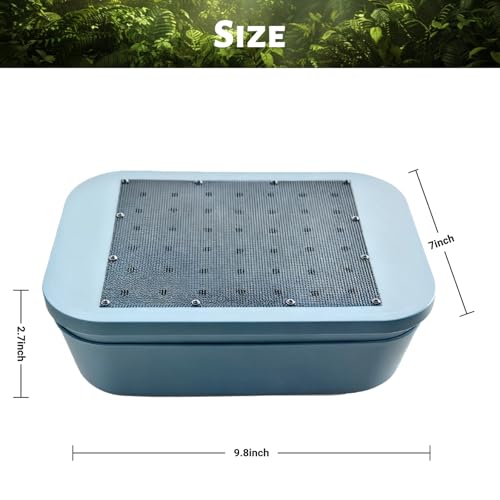 Mealworm Breeding Kit, Live Feeder Worm Farm for Reptiles, Bearded Dragons, Leopard Geckos, Birds & Chickens (M) - size: M