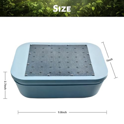 Mealworm Breeding Kit, Live Feeder Worm Farm for Reptiles, Bearded Dragons, Leopard Geckos, Birds & Chickens (M) - size: M