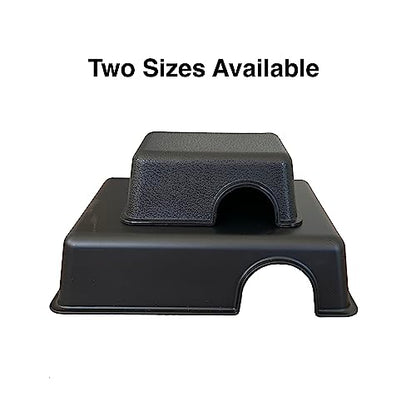Plastic Reptile Hide Box for Leopard Geckos, Snakes, Lizards, Cornsnakes - Small & Juvenile - style: Small