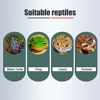 WEAVERBIRD Turtle Basking Platform, Double Decker Reptile Habitat | White Turtle Tank Platform Aquarium Animal Sink Wharf, Climbing Shelf Turtle Tank Dock Floating Decor, Floating Turtle Dock