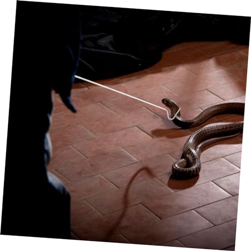 Toddmomy Retractable Snake Catching Hook Tool Reptile Grabber for Safe Handling of Snakes and Reptiles for Feeding and Care Terrariums