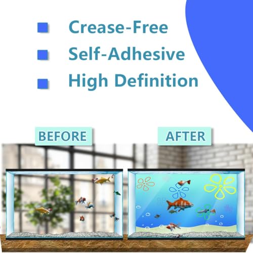Aquarium Background Stickers - Desert Pyramid Egypt - Fish Tank Reptile Terrarium Decor Poster (120 x 60 cm / (47.2 x 23.6 inches)) - size: 120 x 60 cm / (47.2 x 23.6 inches)