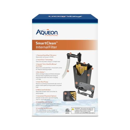 Aqueon QuietFlow Internal Filter with SmartClean Technology, Extra Small - size: Extra Small Filter, style: Extra Small Filter